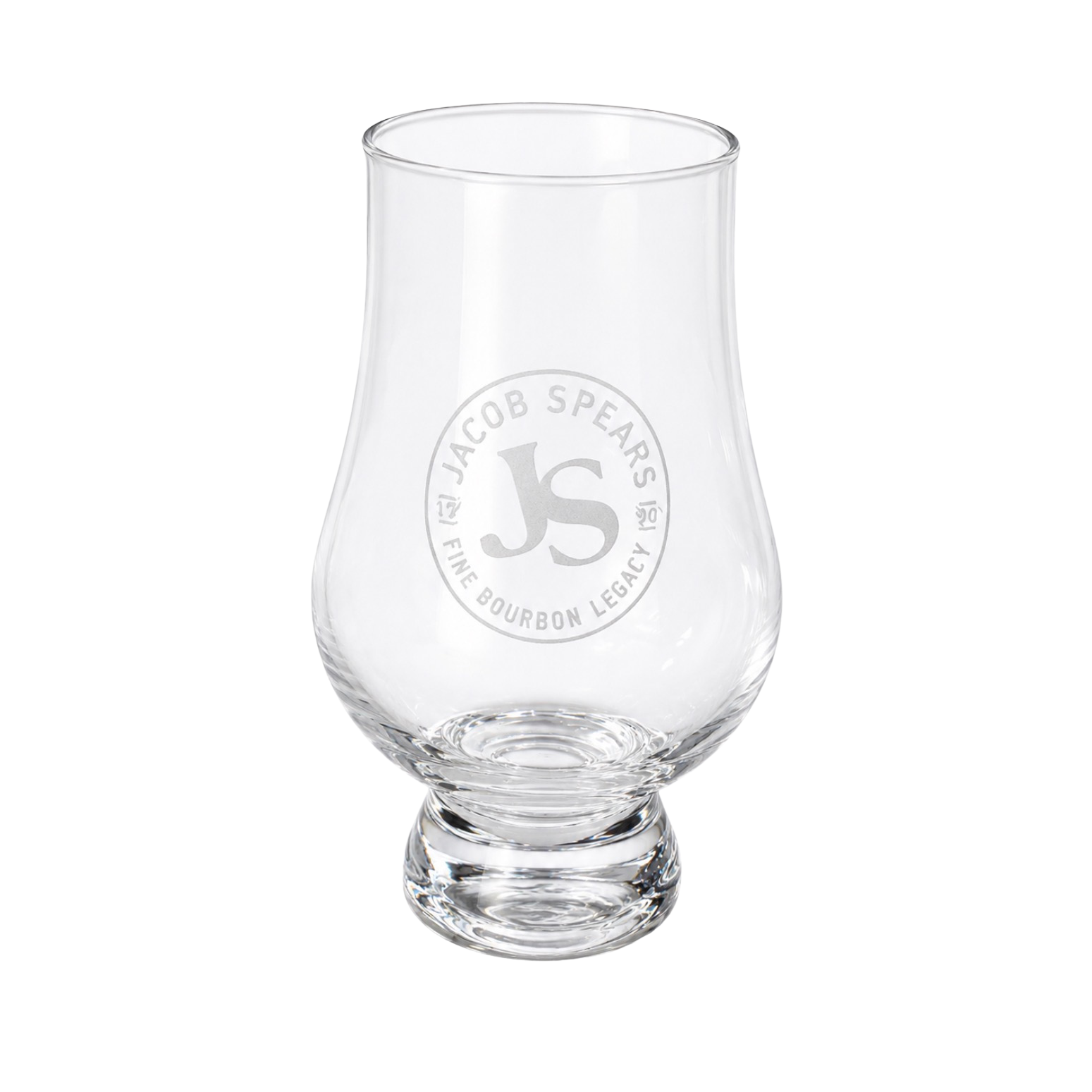 Jacob Spears Etched Glencairn Tasting Glass